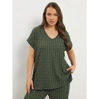 Yours Curve Bubble Grown On T-Shirt