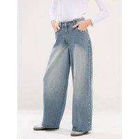 Pixiegirl Petite Rivet Side Seam Jeans