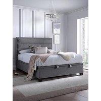 The Very Collection Sigrid Double With Ottoman Storage - Bed Frame With Platinum Pocket Mattress