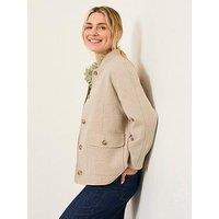 Fatface Orla Wool Jacket - Natural