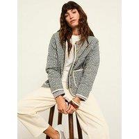 Fatface Milly Quilted Jacket - Blue