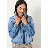 Fatface Thea Denim Jacket - Denim Vintage