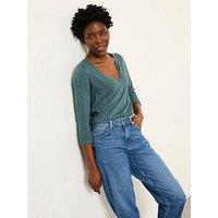 Fatface Aster 3Qtr T-Shirt - Blue