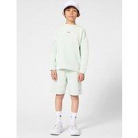 Boss Boys Logo Sweat Top - Light Green