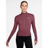 Nike Womens One Fitted Dri-Fit Full Zip Jacket - Pink