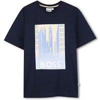Boss Boys City Logo Short Sleeve T-Shirt