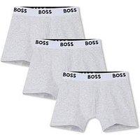 Boss Boys 3 Pack Boxer Shorts - Grey