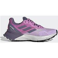Adidas Terrex Womens Trail Running Soulstride Rain Ready Trainers - Purple