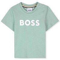Boss Baby Boys Logo Short Sleeve T-Shirt - Light Green