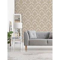 Design Id Did Damask Taupe Wallpaper