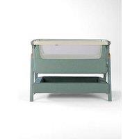 Tutti Bambini Cozee Air 2 Bedside Crib - Whitewash/Kelp