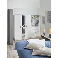 The Very Collection Panama 3 Door 4 Drawer Combi Wardrobe