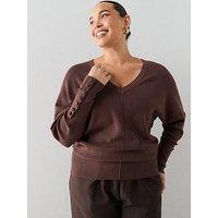 The Very Collection Curve Classic Comfort Batwing V Neck Jumper