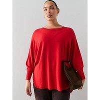 The Very Collection Curve Classic Comfort Dipped Hem Longline Jumper