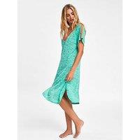 Pitusa V-Back Midi Beach Dress - Mint