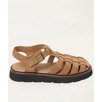 Fatface Cali Suede Sandal - Tan Brown