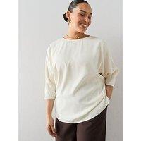 The Very Collection Curve Batwing Blouse - Ivory