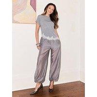 Michelle Keegan Balloon Trousers - Grey