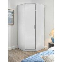 The Very Collection Panama Corner Wardrobe - White