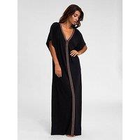 Pitusa Pima Abaya Beach Dress - Black
