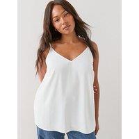 The Very Collection Curve Essential Longline Cami Top - Ivory