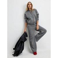 River Island Wide Leg Joggers - Grey