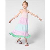 Billieblush Girls Colour Blocked Strappy Dress