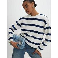 River Island Premium Striped Long Sleeve Top - Blue
