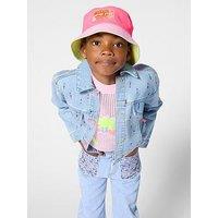 Billieblush Girls Jewel Denim Jacket - Blue