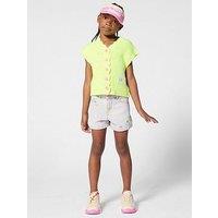 Billieblush Girls Denim Shorts - Grey