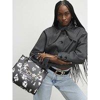 River Island Daisy Chain Tote Bag - Black
