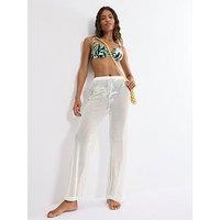 Triumph Beach Mywear Crochet Trousers - White