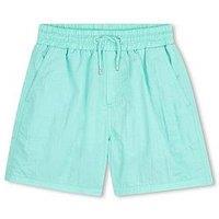 Hugo Boys Logo Swim Shorts - Green