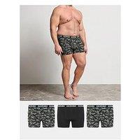 Badrhino 3 Pack Camo Boxer - Black