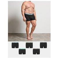 Badrhino 5 Pack Multi Band Boxer - Black