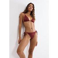 Triumph Midnight Swim Brazilian Bikini Bottom - Brown Combination