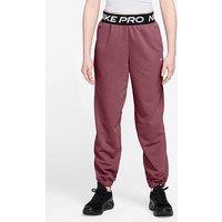 Nike Older Girls Training Dri-Fit Fleece Joggers - Pink