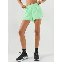 Nike Womens Running Swift Dri-Fit Mid Rise 2-In-1 Shorts - Green