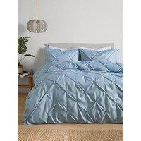Serene Lara Duvet Cover Set In Blue