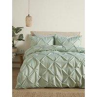 Serene Lara Duvet Cover Set In Steel