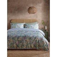 Appletree Abstract Floral Duvet Cover Set In Green