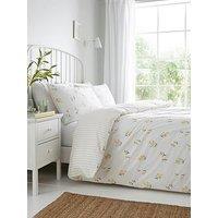 Dreams & Drapes Ditsy Floral Seersucker Duvet Cover Set Yellow