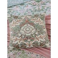 Morris & Co Strawberry Thief - Severne Cushion 50X50Cm Cochineal Pink