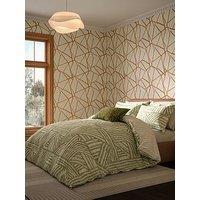 Harlequin Crater Cover Set 100% Cotton Jade