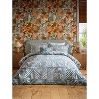 Harlequin Crater Cover Set 100% Cotton Sapphire