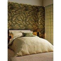 Harlequin Frescoes Cover Set 100% Cotton Sandstone & Olivine