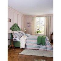 Joules Come Rain Or Shine Embriodered 100% Cotton Oxford Pillowcase Pairs Multi