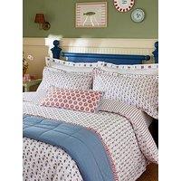 Joules Vanessa Cover Set 100% Cotton Red