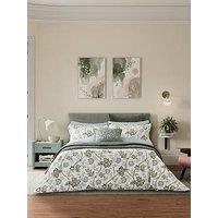 Bedeck Of Belfast Emira Cover Set 100% Cotton Soft Teal & Green