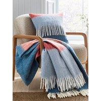 Land & Shore Landscape Throw 150X200 (Cm) Blue / Red